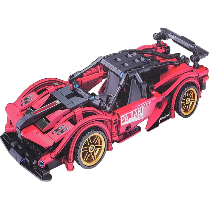 Дитячий конструктор Ramiz J2013C Спортивний автомобіль 482 ел, червоний