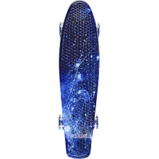 Скейт "Пенни борд" SC20416 PU колеса со светом, 56 см