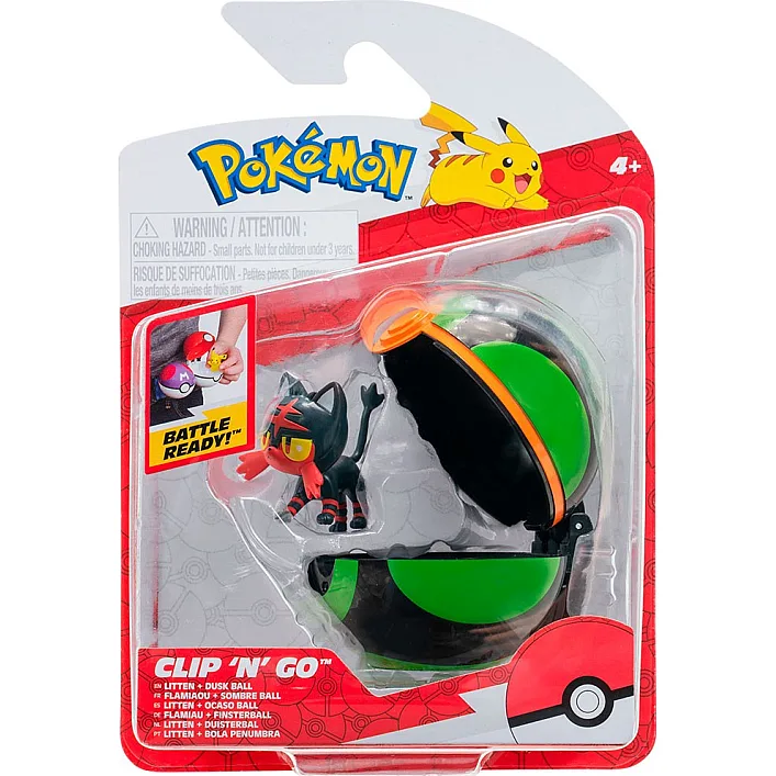 Игровой набор Pokemon W16 - Литтен в покеболе