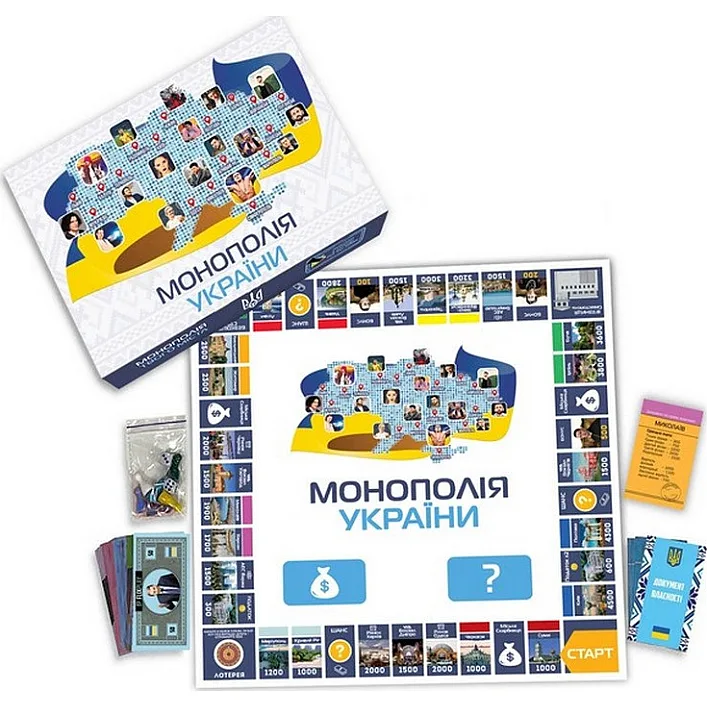 Настільна гра "Монополія України" PLR-0044 українською мовою