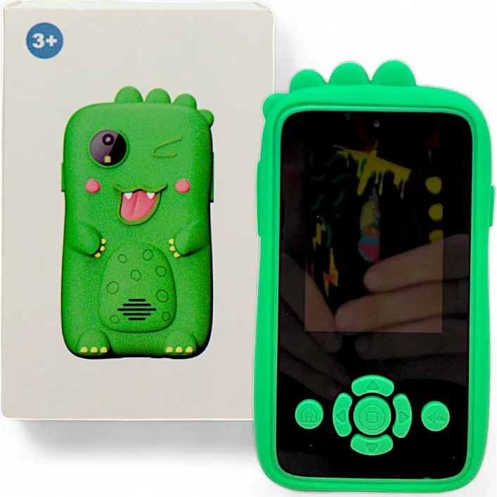 Интерактивная игрушка "KidPhone: Dino", зеленый