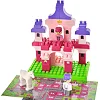 Конструктор "Block&Steps: Замок Принцессы" + ходилка и мемори игра 3в1, 74дет. QB300-004 qbee (Кон3934)
