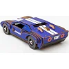 Деревянный 3D конструктор "Fast Car GT" Puz-26915 164 дет., синий, р. модели 23*6*11 см PuzzleOk (Дер6915)