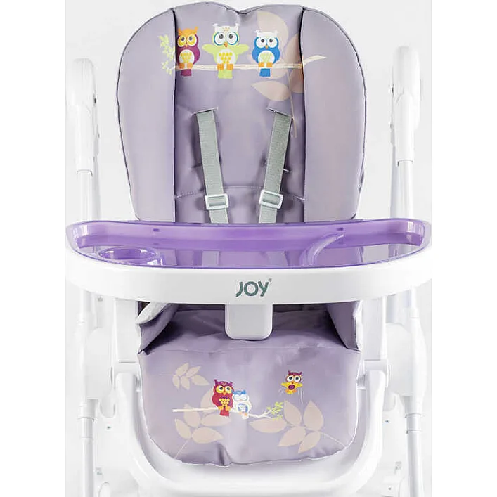 Стільчик для годування Joy K-60290 (1) мягкий чохол ПВХ, 4 колеса, з’ємний столик, корзинка, в коробці