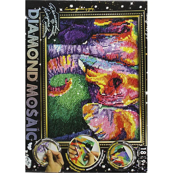 Алмазная мозаика "DIAMOND MOSAIC. Слоны"