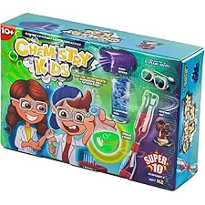 Безопасный образовательный набор для проведения опытов "CHEMISTRY KIDS" CHK-01-01-04U УКР CHK-01-02U