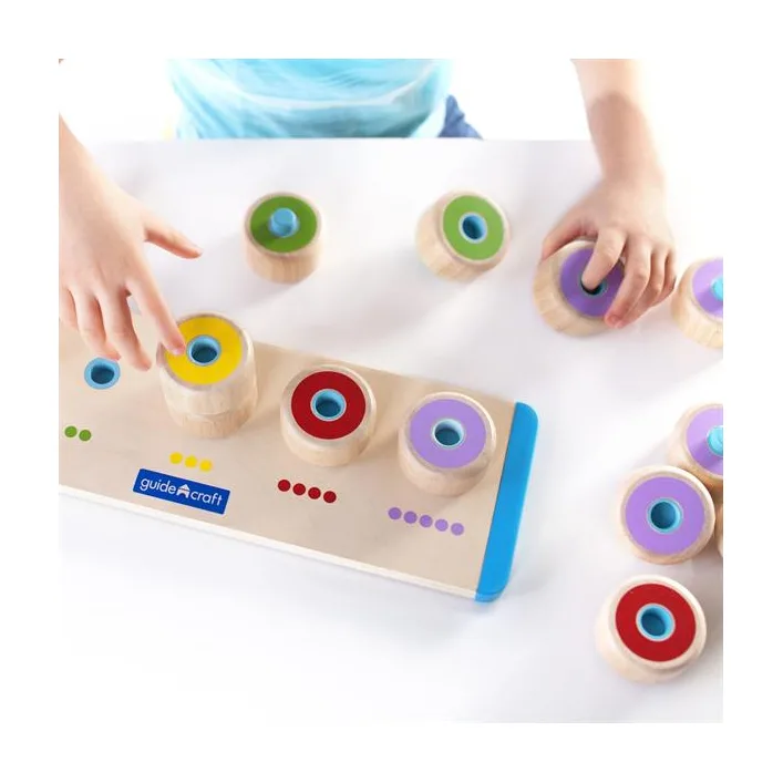 Набор для счета Guidecraft Manipulatives Логические столбики (G6736)