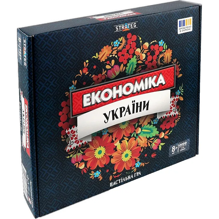 Настільна гра Монополія "Економіка України" 31029, 2-4 гравці