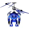 Робот-запускачка р/к JYX2076, аккумулятор, 3 цвета, летающее, USB-заряжательное устройство, короб. 16*5*18см (Хло6585)