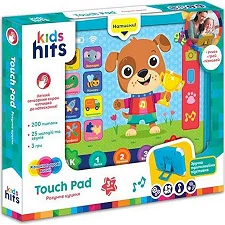 Планшет Kids Hits KH02/001 "Веселый щенок" батар.укр язык обучения,200 вопросов по 12 темам,3 уровня знаний,р-р 24,1*18,4см, короб.35*27*4см (Муз5188)