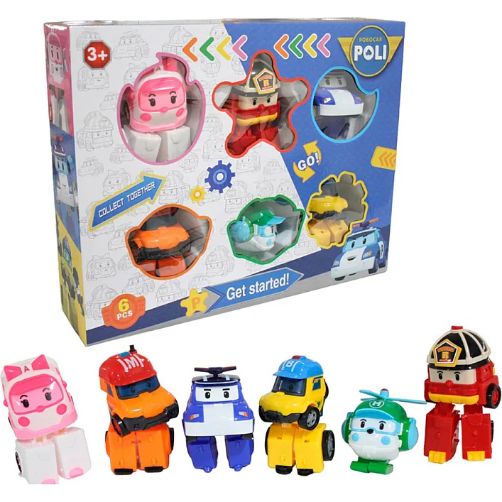 Набор трансформеров "ROBOCAR POLI" LB105