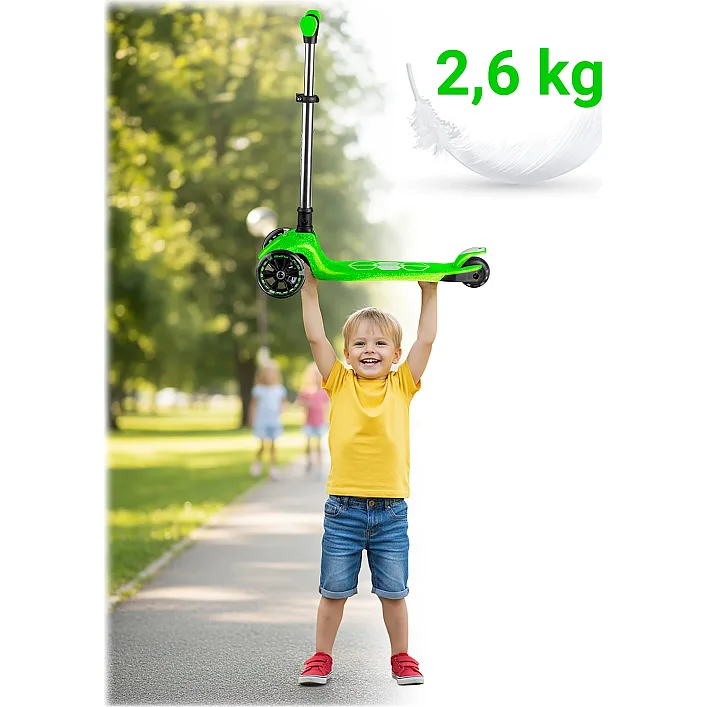 Самокат дитячий триколісний Ricokids Jelly зелений