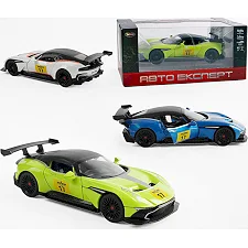 Машина TX 67052 (48/2) "Авто Експерт", 3 кольори, металопластик, масштаб 1:22, світло, звук, інерція, відчиняються двер та капот, в коробці