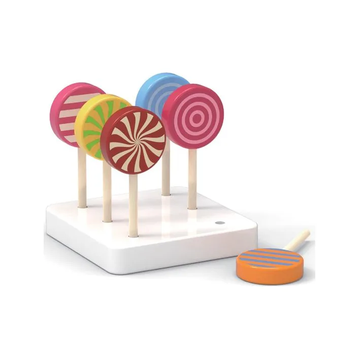 Игрушечные продукты Viga Toys Леденцы из дерева 6 шт. (44529)