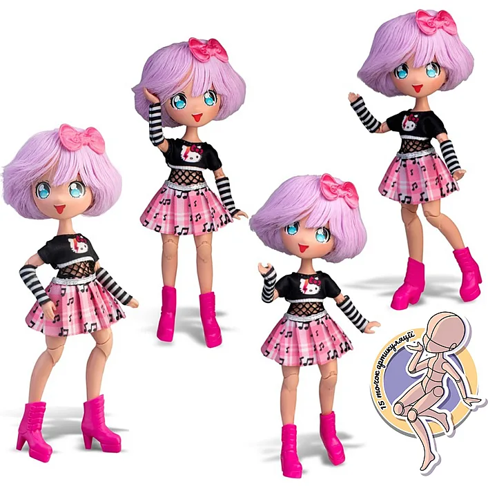 Кукла 4SF Manga Dolls серии Hello Kitty – Тедди Рок