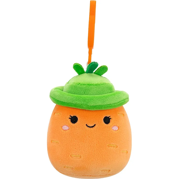 Мягкая игрушка на клипсе Squishmallows – Морковка Каролина