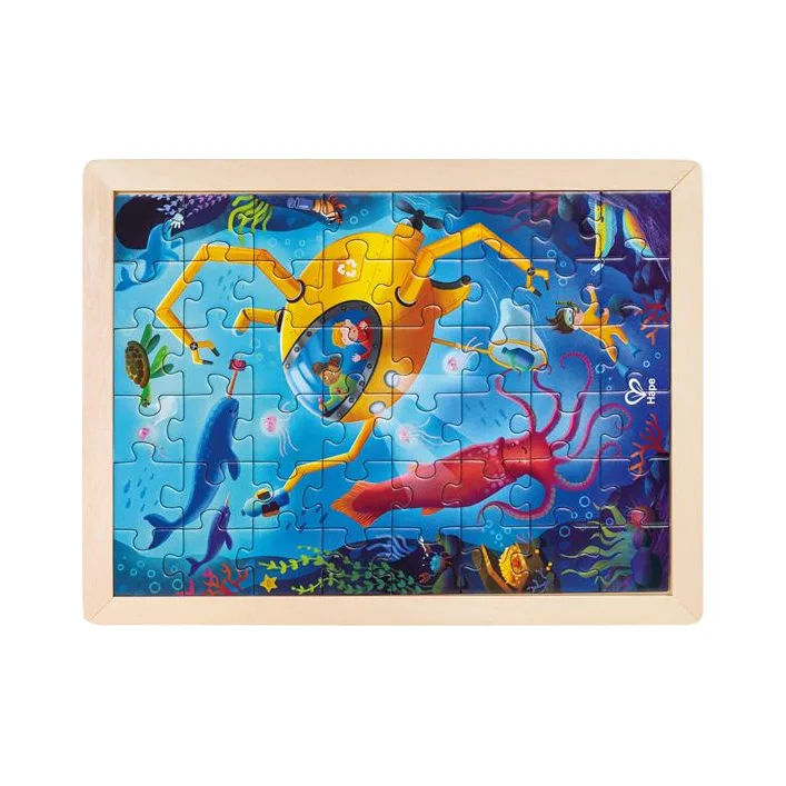 Пазл Hape Океан с раскраской (E1643)