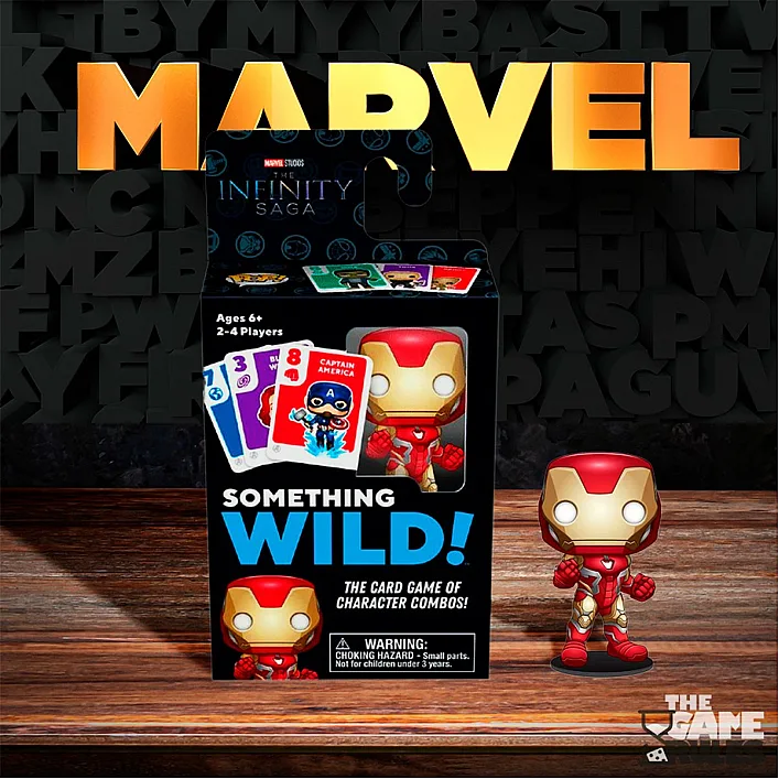 Настольная игра с карточками Funko Something Wild - Железный человек