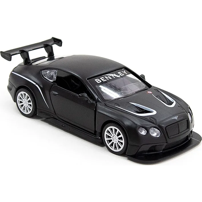 Автомодель - BENTLEY CONTINENTAL GT3 (матовый черный) 250259 (Маш5613)