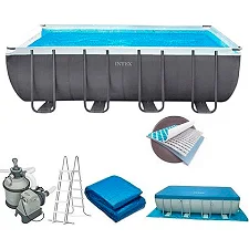 Бассейн каркасный Intex с полным комплектом (26356) размер 549*274*132 см