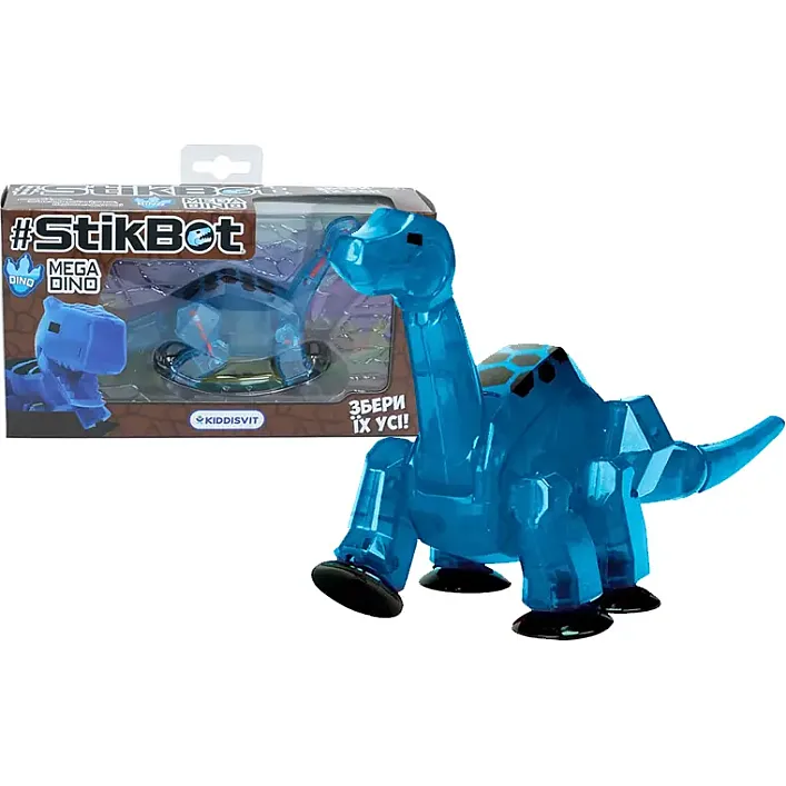 Фігурка для анімації STIKBOT MEGA DINO - БРОНТОЗАВР TST624B_UAKD (Нас0739)