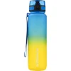 Бутылка для воды UZSPACE 3038(Yellow-Blue) 1000 мл, желто-голубая