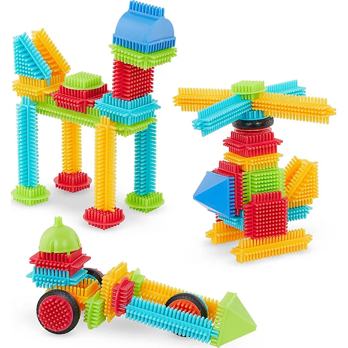 Конструктор серії Bristle Blocks - БУДІВЕЛЬНИК (56 деталей, у коробці)