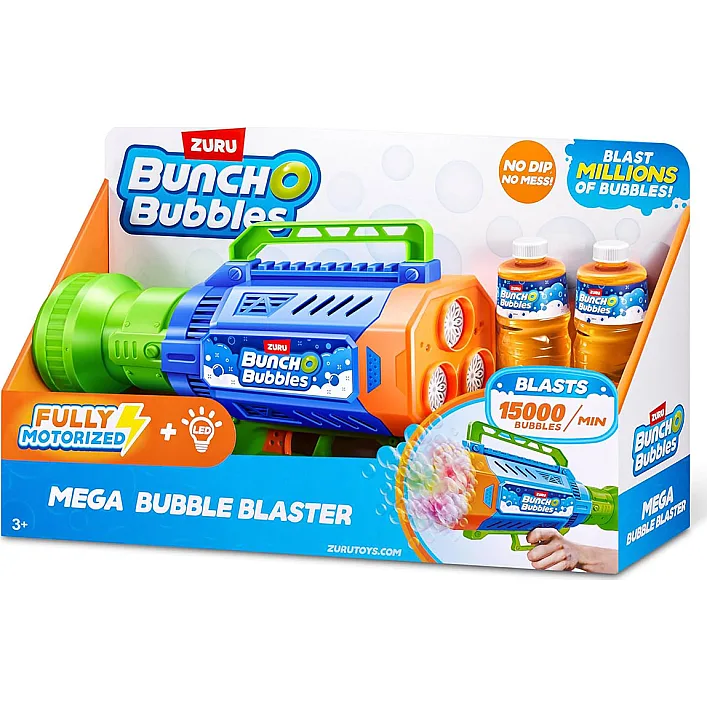 Ігровий набір BUNCH O BUBBLES серії "Large" S1 - БЛАСТЕР З МИЛЬНИМИ БУЛЬБАШКАМИ