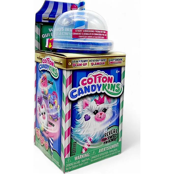 Мягкая игрушка-сюрприз Cotton Candykins: Пушистый любимец, голубой