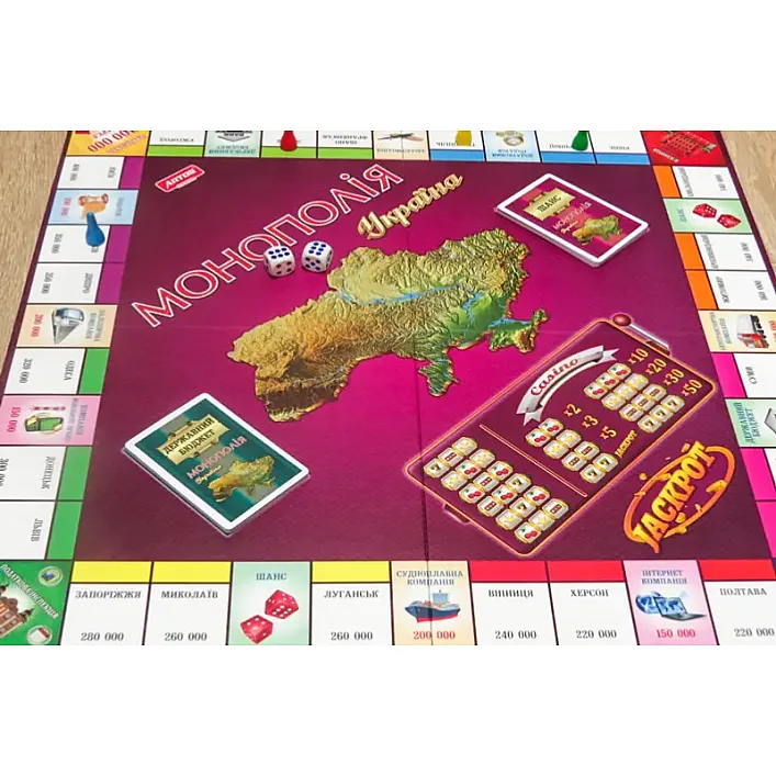 Настольная игра "Монополия Украина" ARTOS (Нас0734)