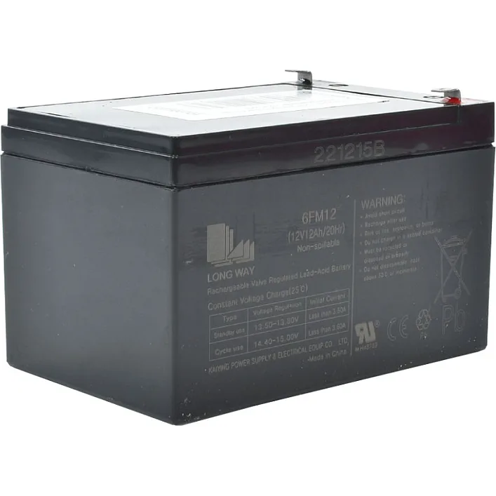 Акумуляторна батарея універсальна LONG WAY 12V12Ah-BATTERY