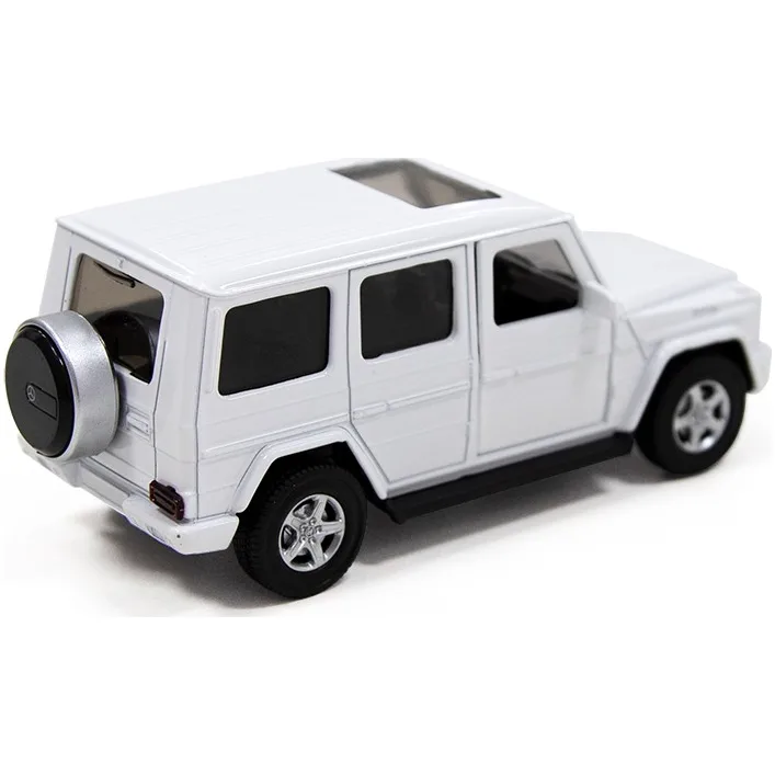 Автомодель - MERCEDES BENZ G350 (белый) 250275 в коробке TechnoDrive (Маш0275)