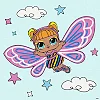 Набор для росписи по номерам для детей "L.O.L. Surprise! O.M.G. Fairies Flutterstar" 40х40см IDEYKA (Нас8614)