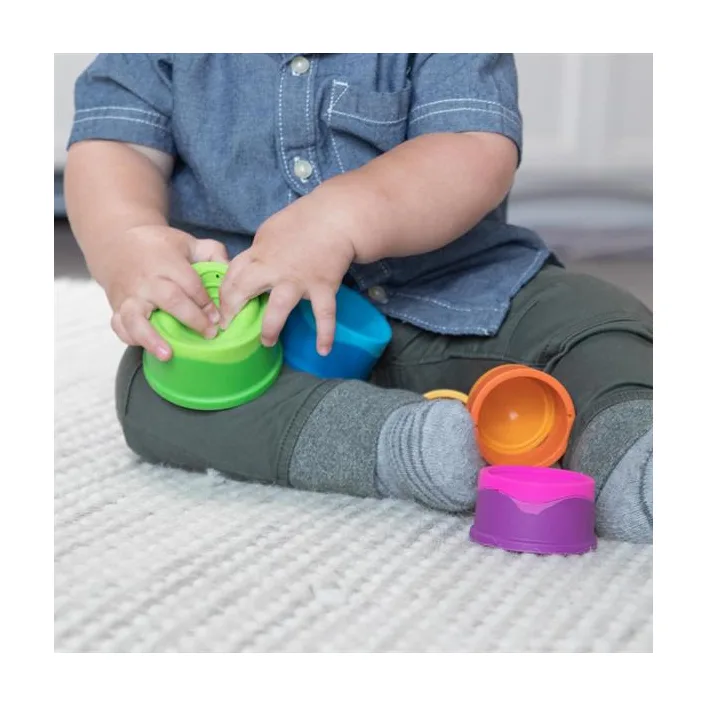 Пірамідка Fat Brain Toys dimpl stack Чашки (F293ML)