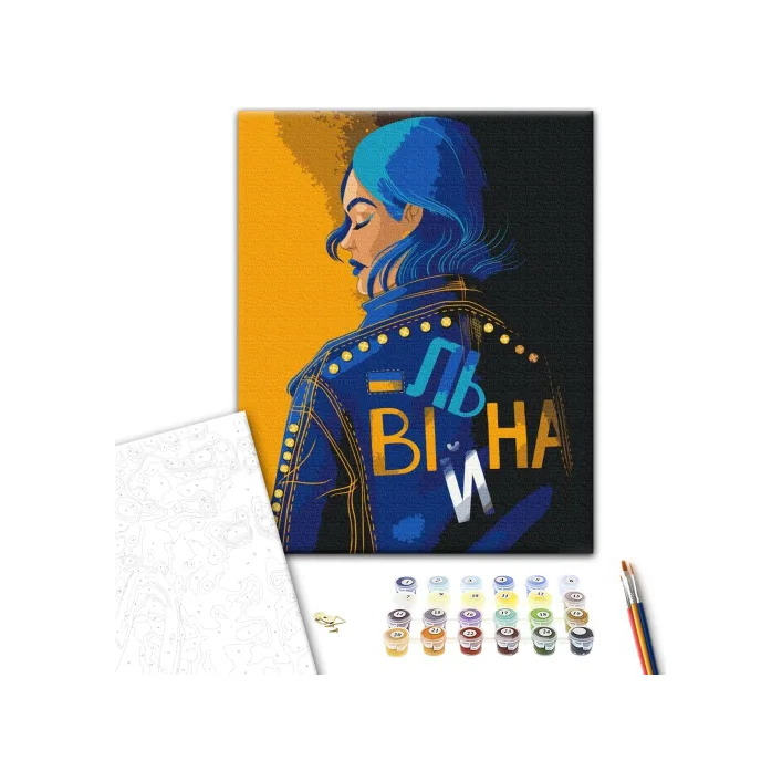 Картина за номерами: Вільна BS53274 р. 40*50 см. Brushme (Нас3274)