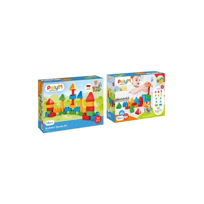 Конструктор PolyM Архитектор 30 деталей (760005)