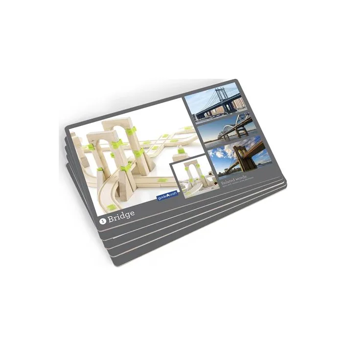 Деревянная дорога Guidecraft Block Science Мосты мира, 55 деталей (G2100R)