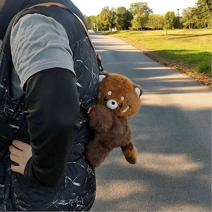 М'яка іграшка-сумка Панда 32см K46706 (Мяк6706)