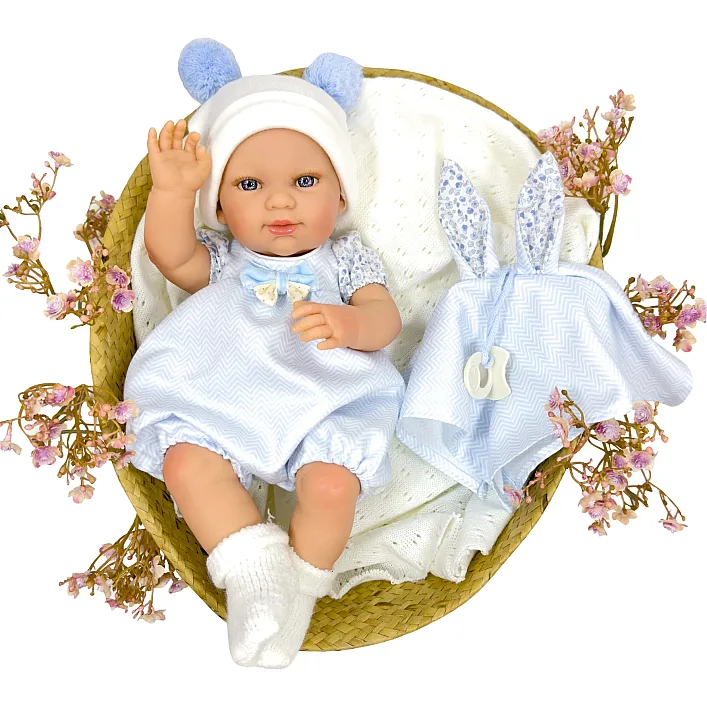 Кукла Reborn, серия DOUDOU, мальчик, в коробке, 37см, Nines d`Onil (36225)