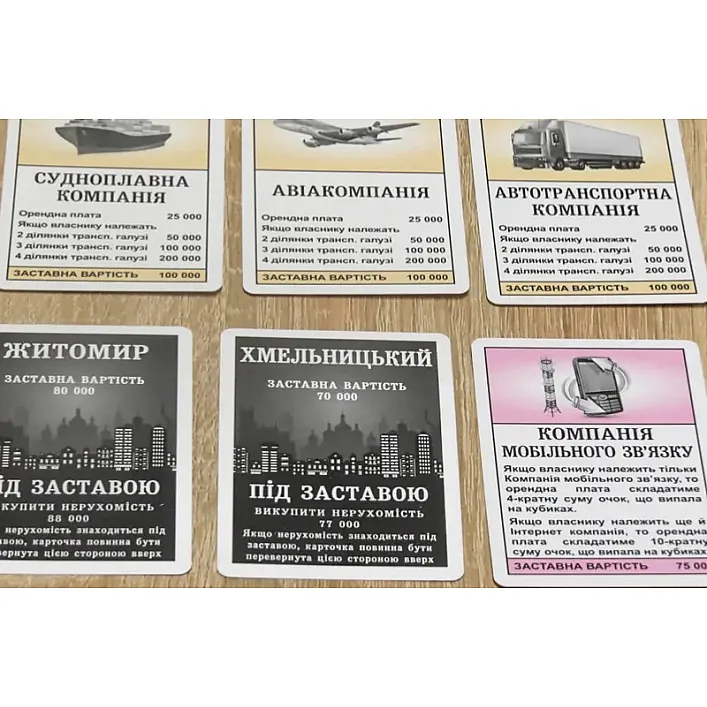 Настольная игра "Монополия Украина" ARTOS (Нас0734)