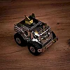 Коллекционная модель-конструктор Metal Time Trophy Hunter Вездеход Шерп механический двухцветный (MT056)