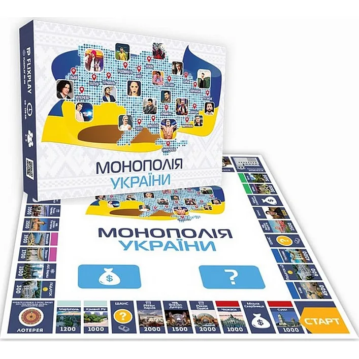 Настільна гра "Монополія України" PLR-0044 українською мовою