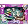 Набор для творчества "Graffiti Washing" 4 флоксовые фигурки, помповая подача, 6 фломастеров, ванночка, щеточка