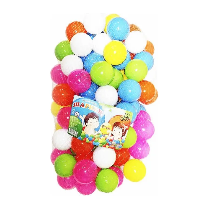 гр Кульки "60 мм" в сітці 100 шт / 17101 "M Toys"