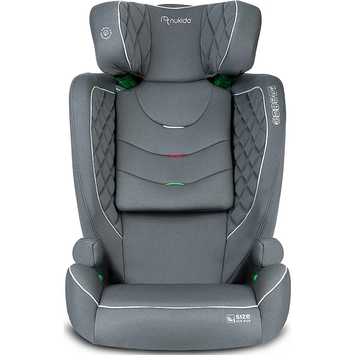 Автокрісло Nukido Louis ISOFIX 15-36 кг, сіре