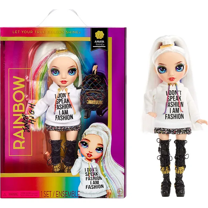 Лялька дитяча "Амая Реін" Rainbow High 582953 серії "Junior High"з аксесуарами