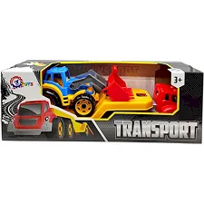Автовоз с трактором в коробке 3916 ТЕХНОК (Тех3916)