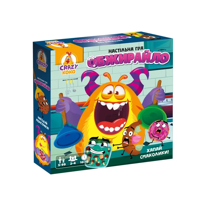 Настольная игра "Crazy Koko. Обжирайло" VT8055-41 VladiToys (Нас8264)