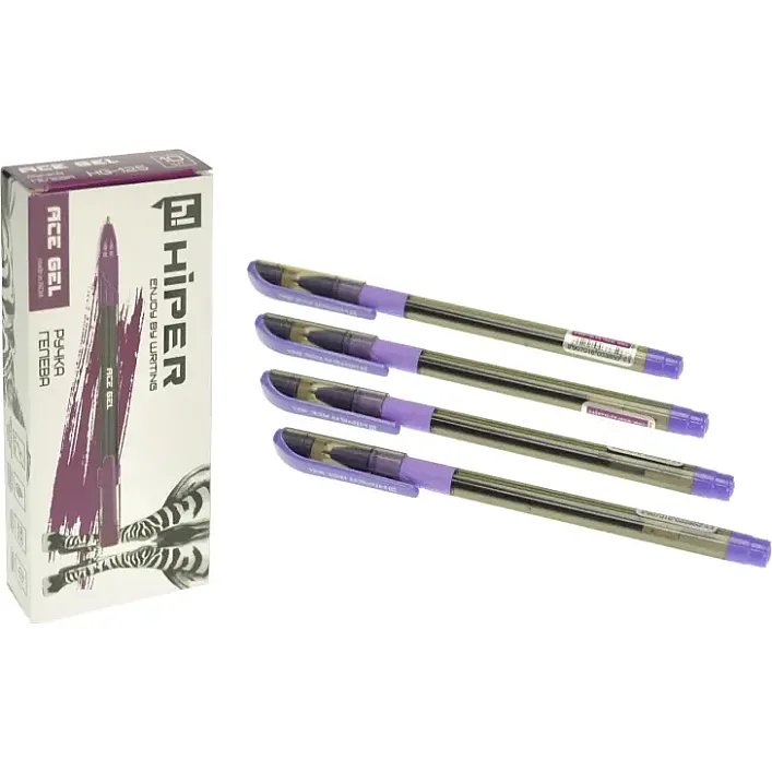 Ручка HIPER гелевая HG-125 Teen(Ace) фиолетовая (Кнц3898)