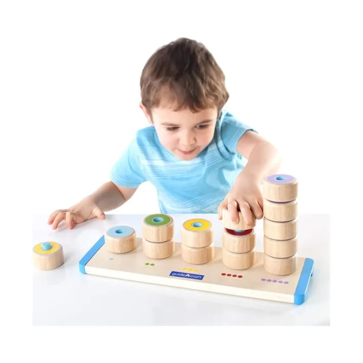 Набор для счета Guidecraft Manipulatives Логические столбики (G6736)